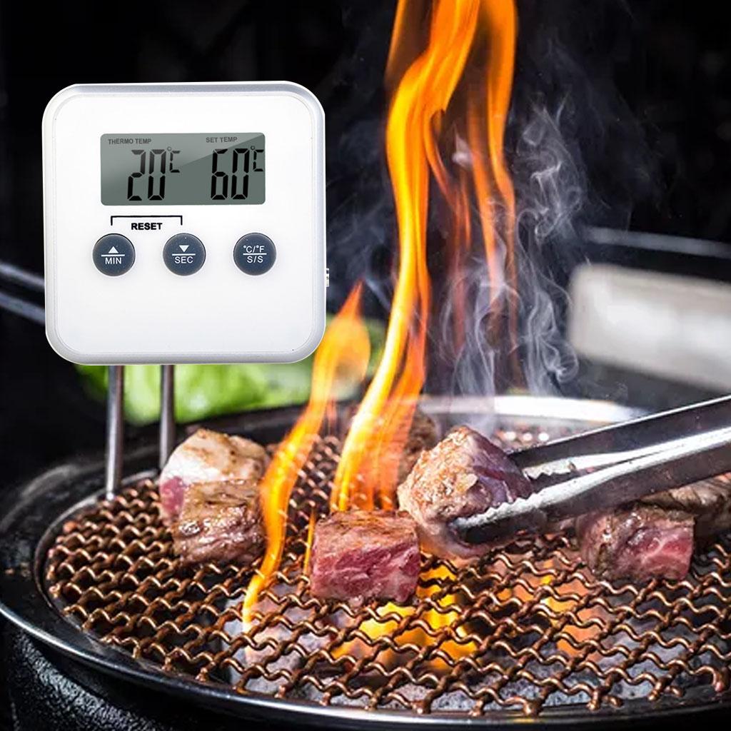 Термометр для мяса для барбекю BBQ, мгновенное считывание температуры, Pro-be, жаропрочный, кухонный