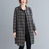 Vintage Long Sleeve Loose Fit Women S Skull Pattern Shirt
