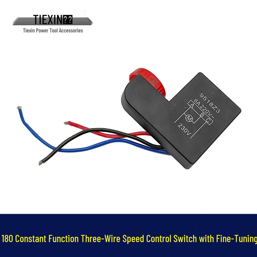 Item No. 00841: 180 Polisher Speed Controller with 6-Speed Constant Function, Three-Wire Switch.