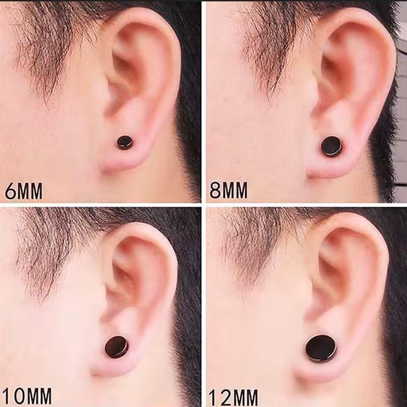 12 пар панк титановая сталь мужские сильные магнитные клипсы для ушей для мужчин и женщин магнитные серьги не пирсинг ювелирные изделия подарок