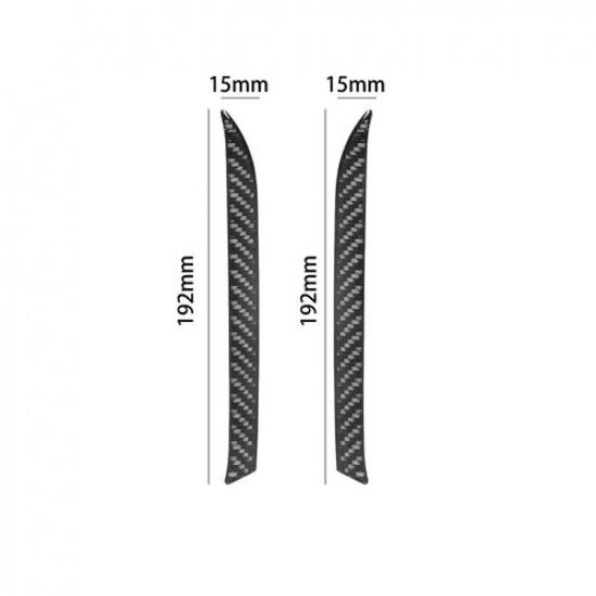 For Volkswagen Tiguan Carbon Fiber Interior Front Door Panel Cover Trim Strip