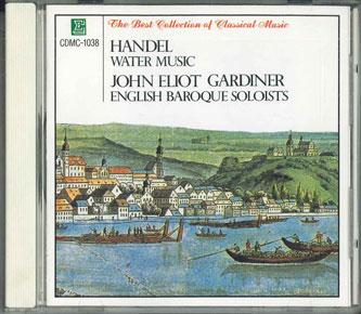 CD ДЖОН ЭЛИОТ ГАРДИНЕР, АНГЛИЙСКИЙ БАРОККО - Гендель : Музыка на воде CDMC1038 ERATO Япония Классическая Б/У