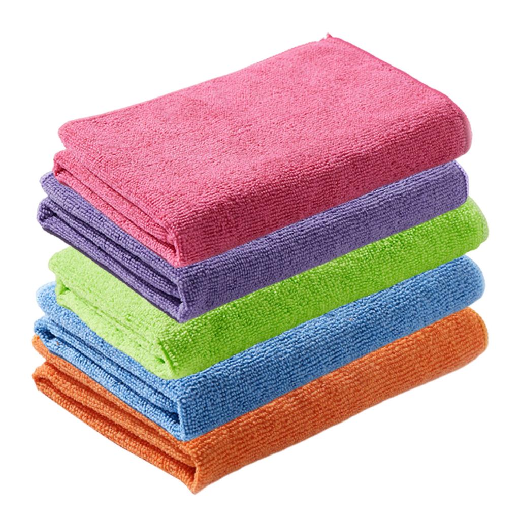 Dual-Sided Microfiber Towels for Cars Interior Detailing Towel 12 x 12 inch 500GSM Cleaning Rags for Car, Kitchen and Window
