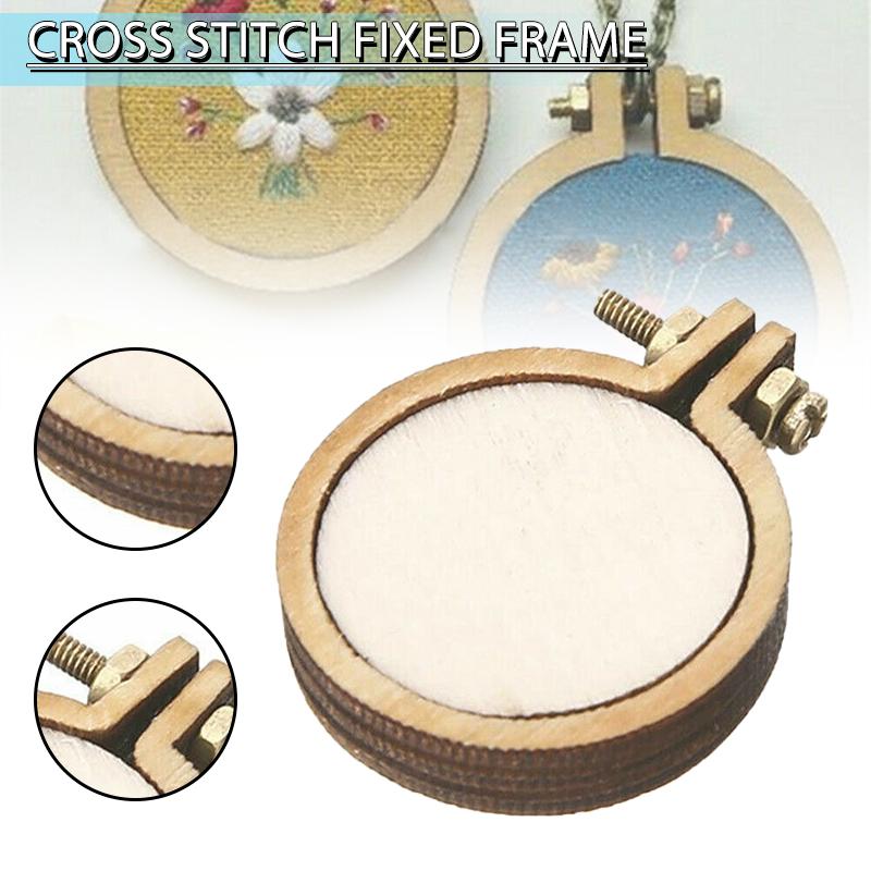 Kali 10x мини-пяльцы для вышивания, кольцо, деревянные ручные ремесла, инструменты для вышивки крестиком