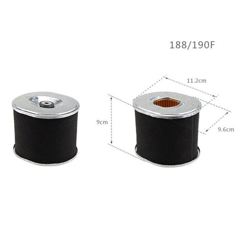 Воздушный фильтр 188/190F 173/177F Подходит для двигателя 168/170F 173F 188F Запчасти и аксессуары для генератора