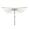 Garden Sun Umbrella Sand 295 x 295 x 245 cm Polyester and Steel
