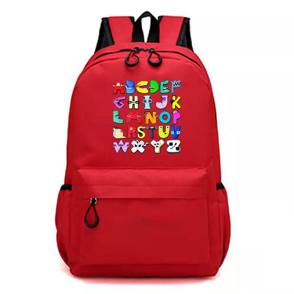 Cartoon-themed Alphabet Lore Backpack For Kids