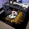 Pittsburgh Steelers  Rug Game Carpet, Floor Mat for Bedroom Living Room Entryway Rug, Home Decor Idea Gift for Christmas birthday