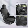 XPeng P7+ Breathable Suede Car Seat Cushions, Semi-Enclosed, All-Season