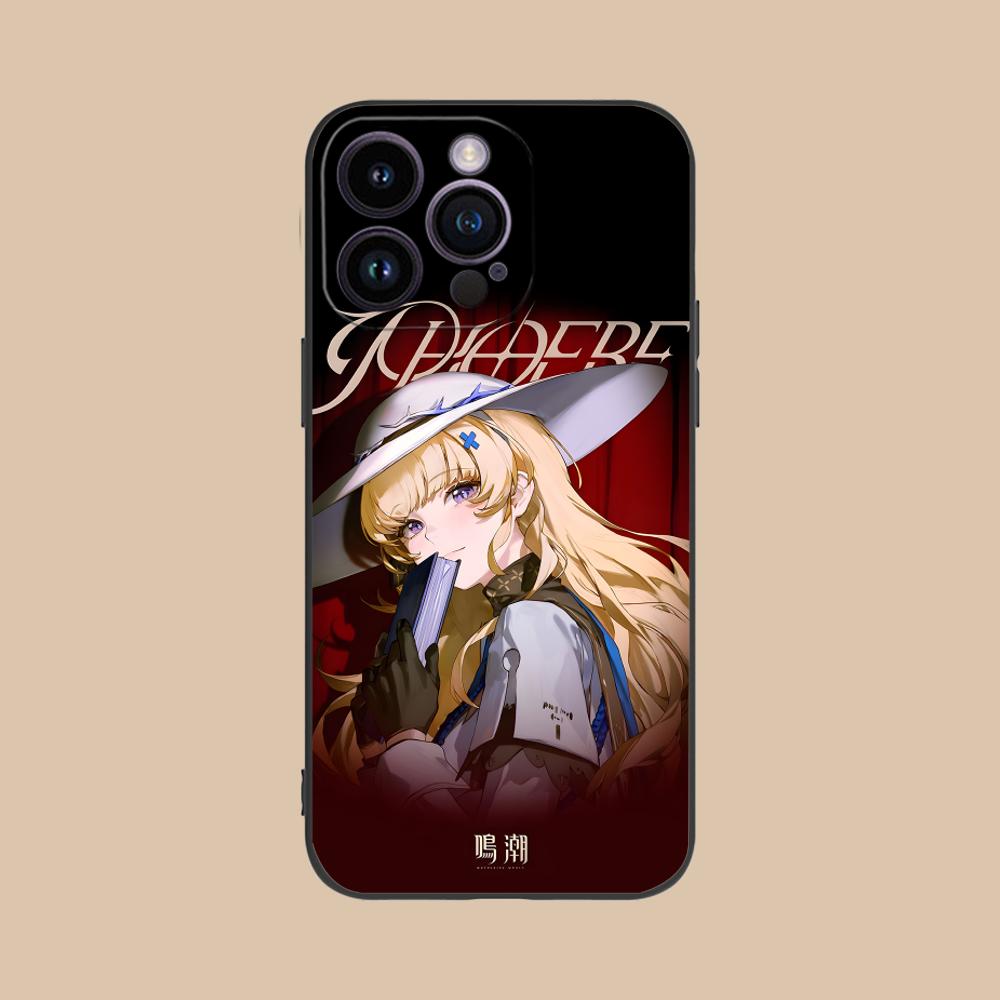 Чехол для телефона Wuthering Waves Phoebe для iPhone 17 16 15 14 13 12 11 X XR XS 8 7 Air Pro Max Plus Mini Цветной чехол Красивый чехол