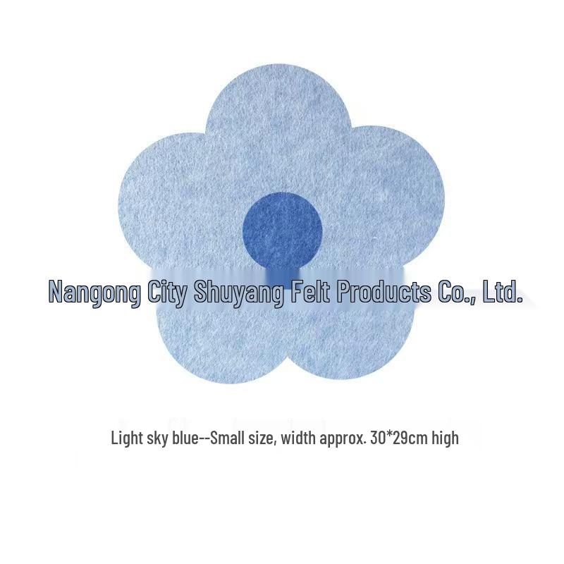 Colorful Flower Cork Felt Soundproof Panel for Creative Kindergarten Decoration and Photo Wall