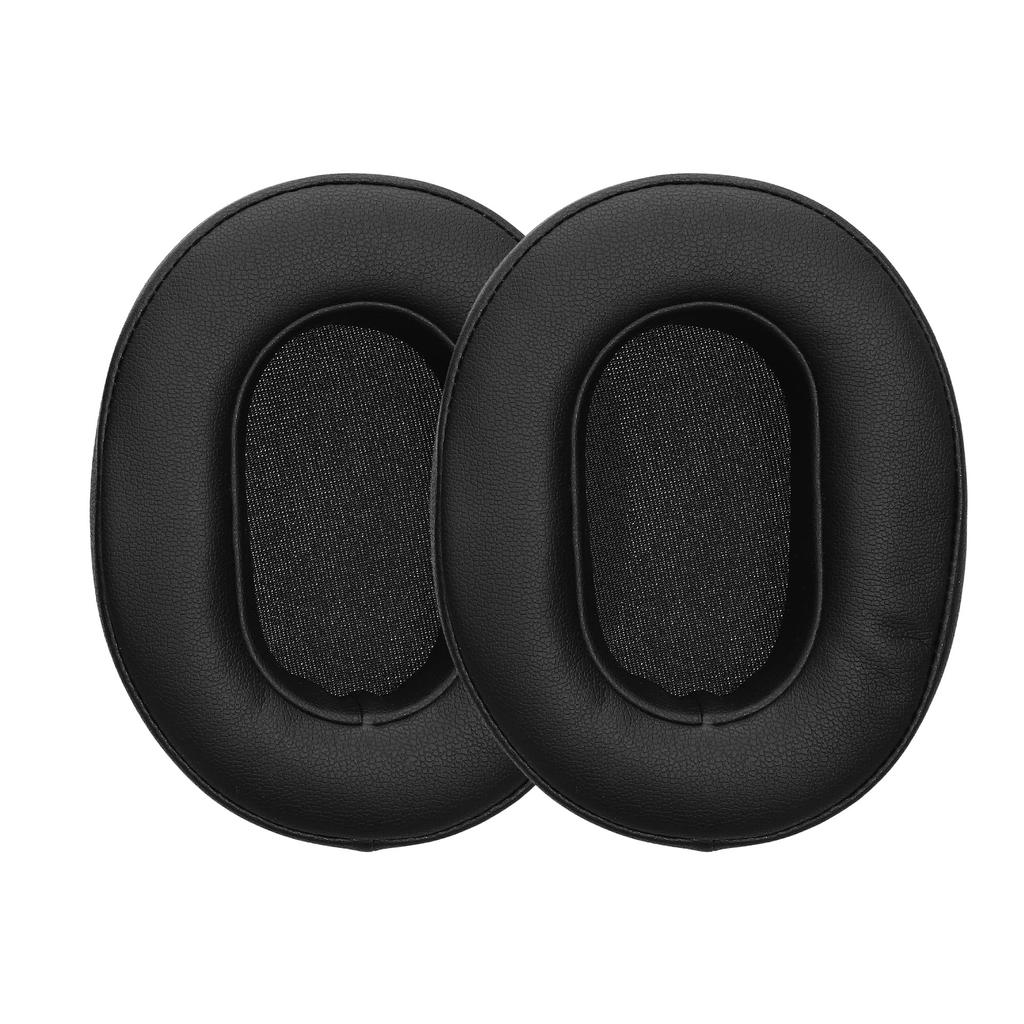 Kwmobile 2x Headphone Cover Compatible with Sony Replacement Ear Pads Cushion PU Leather Black WH-XB900N -