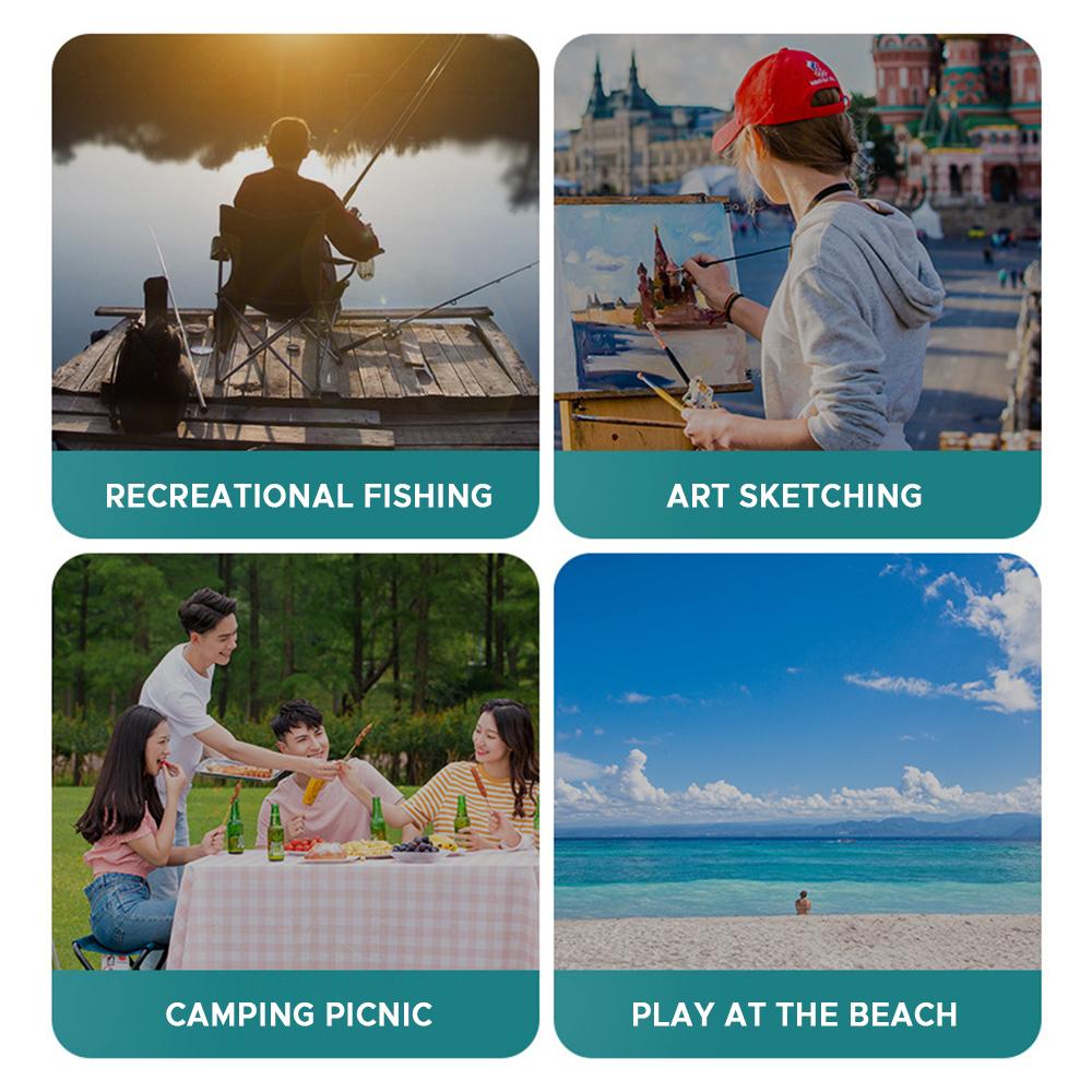 Складной стул, складной портативный стул для кемпинга, пляжа, лужайки и навеса, мешок для льда для двоих