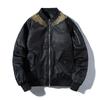 Mens Womens MA-1 Flight Jacket With Gold Wing Embroidery Thickened Cotton-Padded Bomber Coat Loose Fit Streetwear