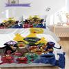 1PC Sesame Street pattern Bedding Quilt Set Quilt Cover Pillowcase Home Decoration Birthday Gift (1 * duvet cover + 2 * pillowcase, without core)