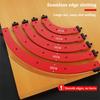 R100 R150 R200 R250 R300 Corner Routing Guide Aluminium Zinc Zinc Alloy Radius Jig Arc Mold  Trimming Machine