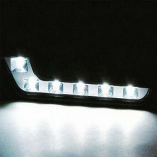 L Shaped 6LED 4.8W Driving Fog Light Daytime Running Lamp Car Accessories 2Pcs