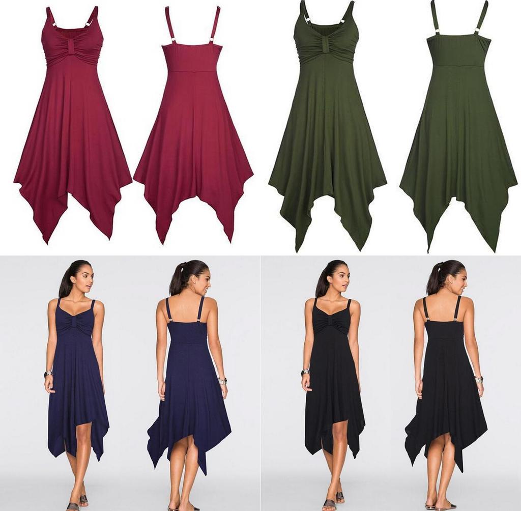 Women Midi Dress For Summer With Elegant Sleeveless Design And G-string Style**