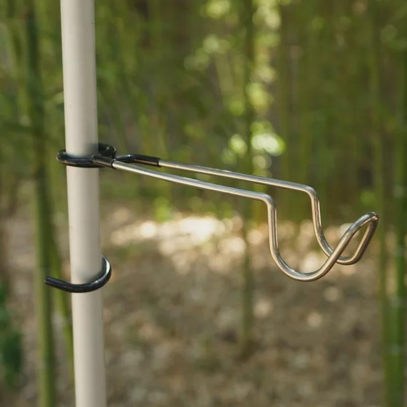 Крючок для газовой лампы из нержавеющей стали 304 с усовершенствованным зажимом для подвешивания ламп и сетками для сушки