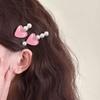 Pearl Side Hairpin Sweet Bangs Hair Clip Princess Headdress Styling Tool for Girls