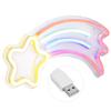 Meteor Neon Light Festival USB Neon Wall Signs Light Art for Home Decoration Wedding Christmas