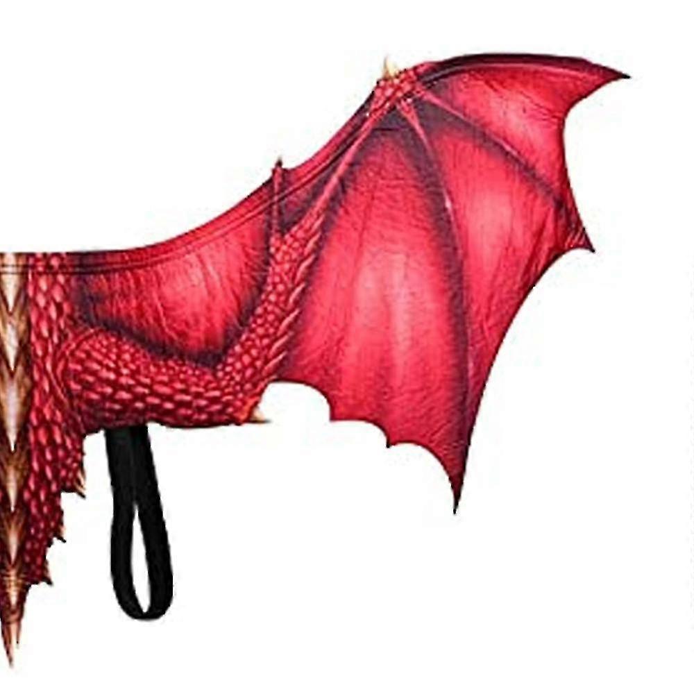 Adult Non-woven Dragon Wings Cosplay Props-red