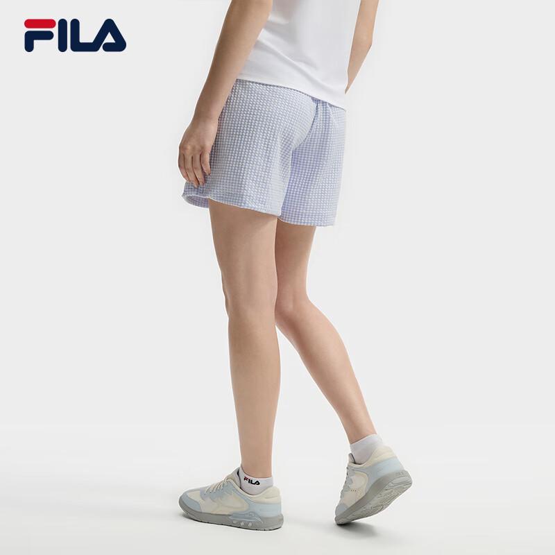 Fila Женские летние клетчатые вязаные шорты