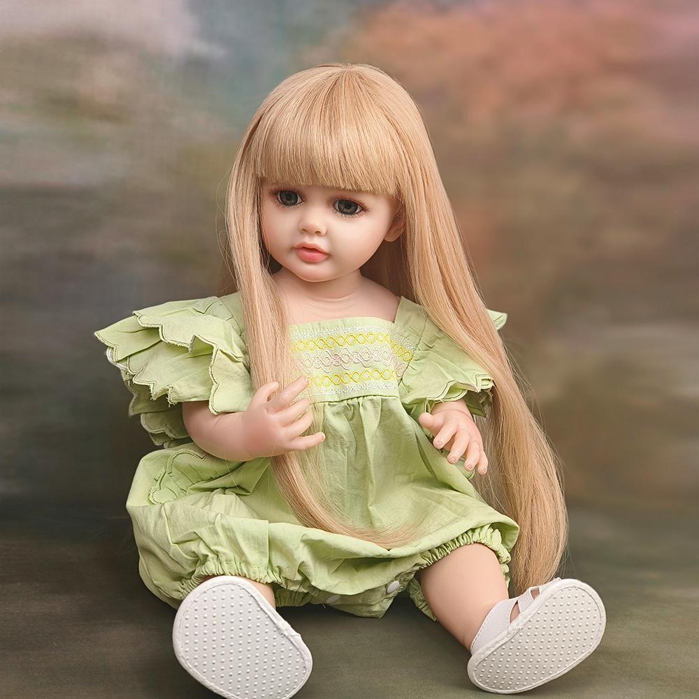 55 см кукла реборн всего тела силиконовые куклы подарок на день рождения девочка игрушка для детской коллекции