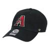 47 Кепка Major League Baseball MLB Logo Hat Cleanup Brand Low Cap Unisex Arizona Diamondbacks Black Free Size Men's Women's B-RGW29GWS-BKB
