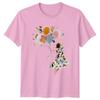 Watercolor Art Unisex Holding Balloons Unisexs TShirt Floral Design Celebration