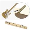 Adjustable Brass Guitar Nut For 6 String Electric Guitar 42mm Length 3.4mm Thickness With Precise String Action Control