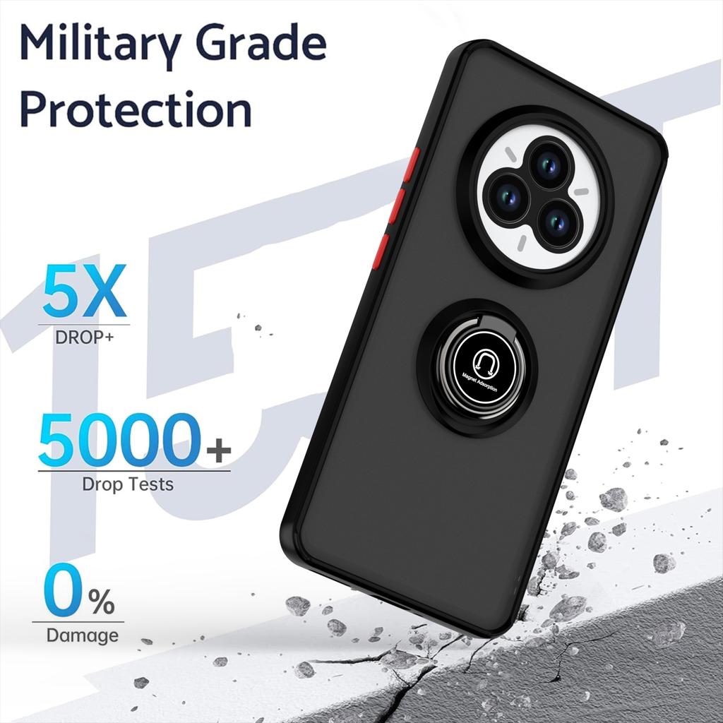 Armor Matte Case For Realme 14 Pro 5G Realme 14 Pro+ Plus Cover Ring Magnetic Stand Holder Shockproof Coque Fundas