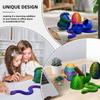30 см 3D-печатная змея с яйцом 8,5 см, подвижная, имитирующая змею, орнамент, классная забавная фигурка для дома, офиса, рабочего стола, домашний декор