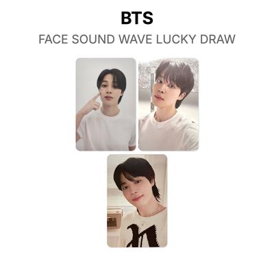 BTS FACE Звуковая волна Счастливый розыгрыш Официальная фотокарточка