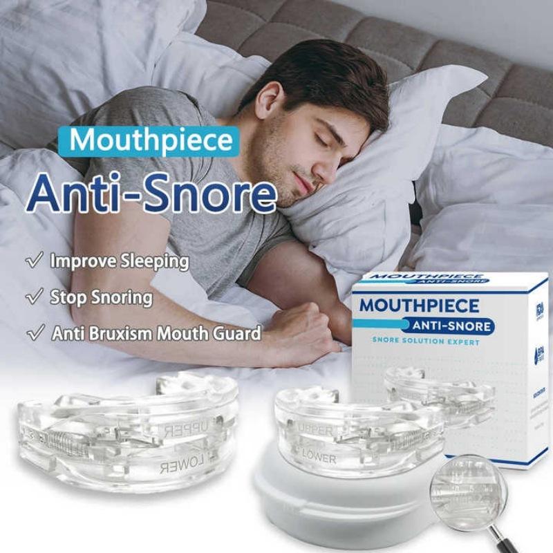 Adjustable Anti Snoring Mouthpiece, Stop Snoring Device, Snore Guard, Anti Snore Mouth Guard for Adults, Snoring Solution