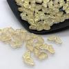 50PCS Butterfly Beads Czech Glass Loose Spacer Beads For Needlework Earrings Bracelet Jewelry Making Components Crafts DIY