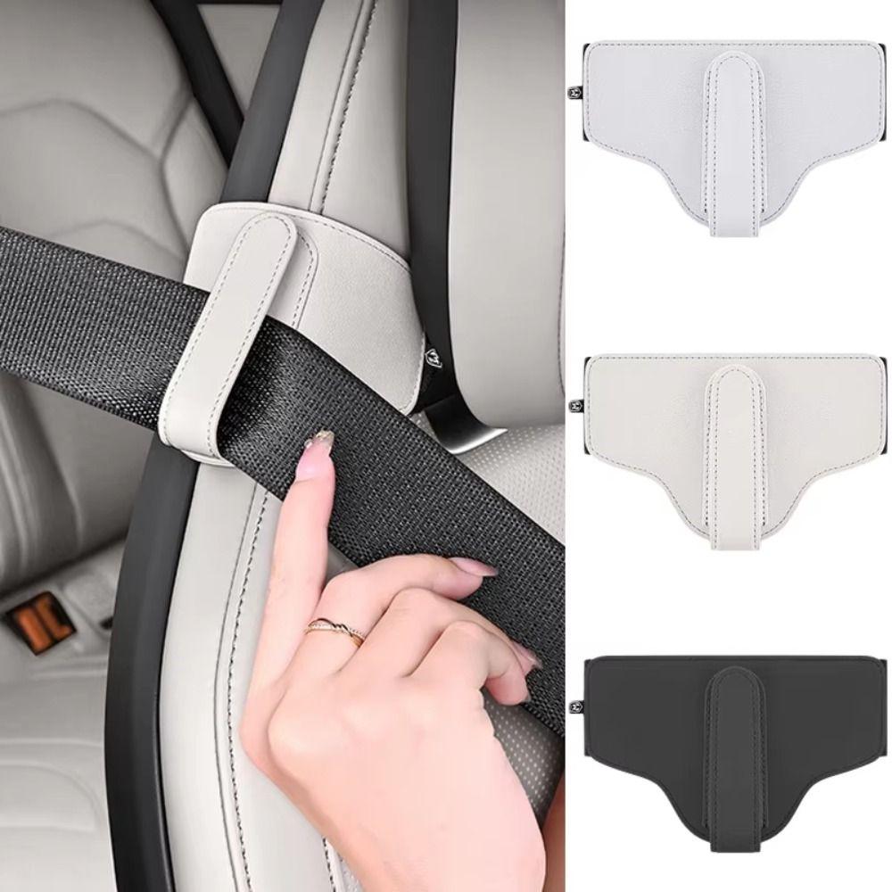 Comfortable Driving Car Seat Belt Fixator PU Leather Seat Belt Positioner Seat Belt System