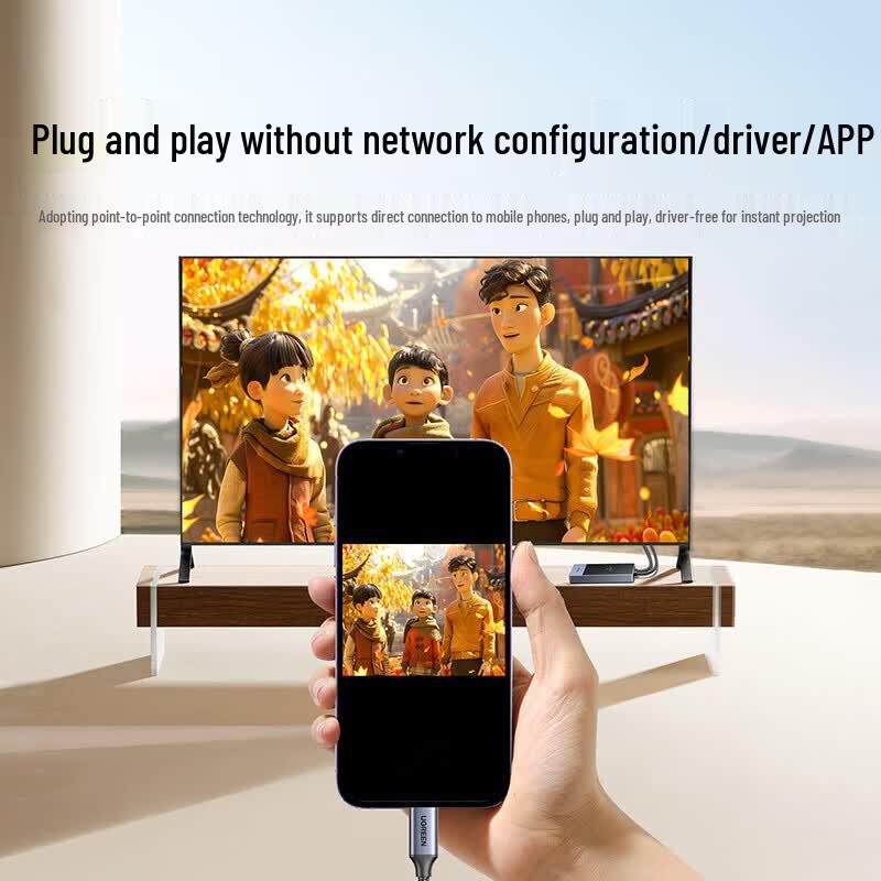 Ugreen Беспроводной HDMI-адаптер для зеркалирования экрана Type-C
