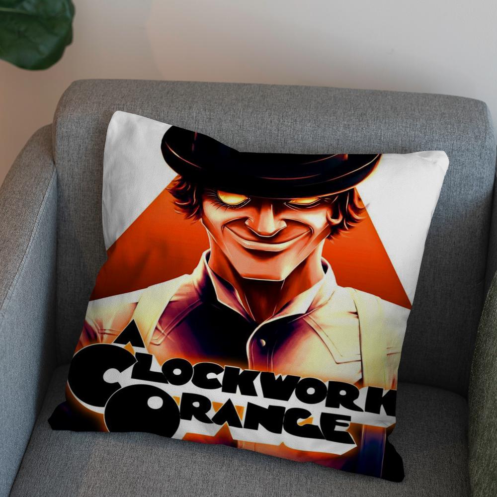 Movie A CClockwork Orange Pillow Case For Car Sofa Decorative Home Doublesided Print Plush Square Throw Pillow Cushion Cover