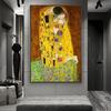 The Kiss By Gustav Klimt Oil Paintings Print On Canvas Art Posters And Prints Famous Art Canvas Pictures For Living Room Cuadros