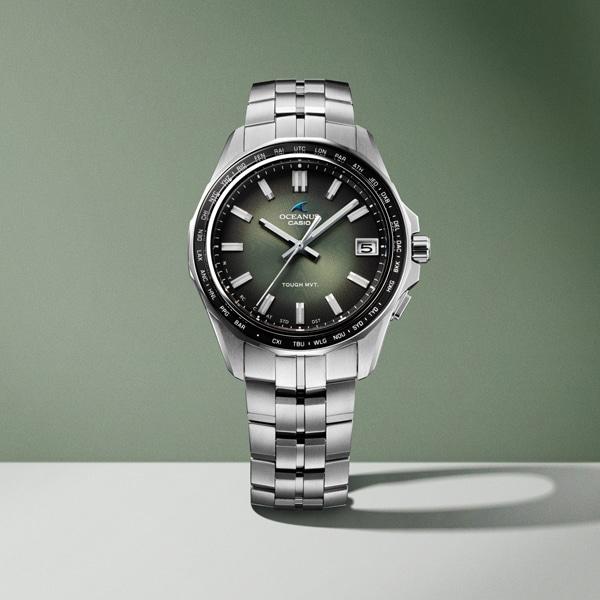 Мужские металлические наручные часы Casio Oceanus Manta S400 Series Retro Tone OCW-S400RA-3AJF