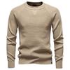 Men's Pullover Sweater Jumper  Knit Crewneck Plain  Neck Vintage