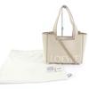 Отличная сумка LOEWE font tote medium 2WAY Сумка через плечо холщовая ALF1B61X11 Б/у