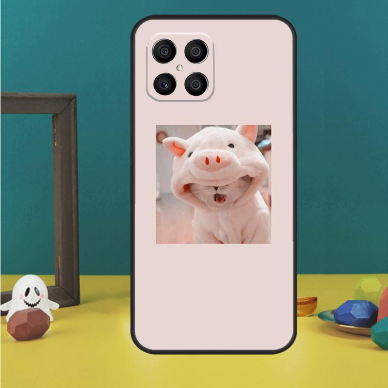 Розовый Эстетичный Милый Кот Животное Чехол Для Honor Magic 5 6 7 Lite Honor 200 Pro 50 70 90 Lite X9b X9a X8b X8a X8 X9 X9c Обложка