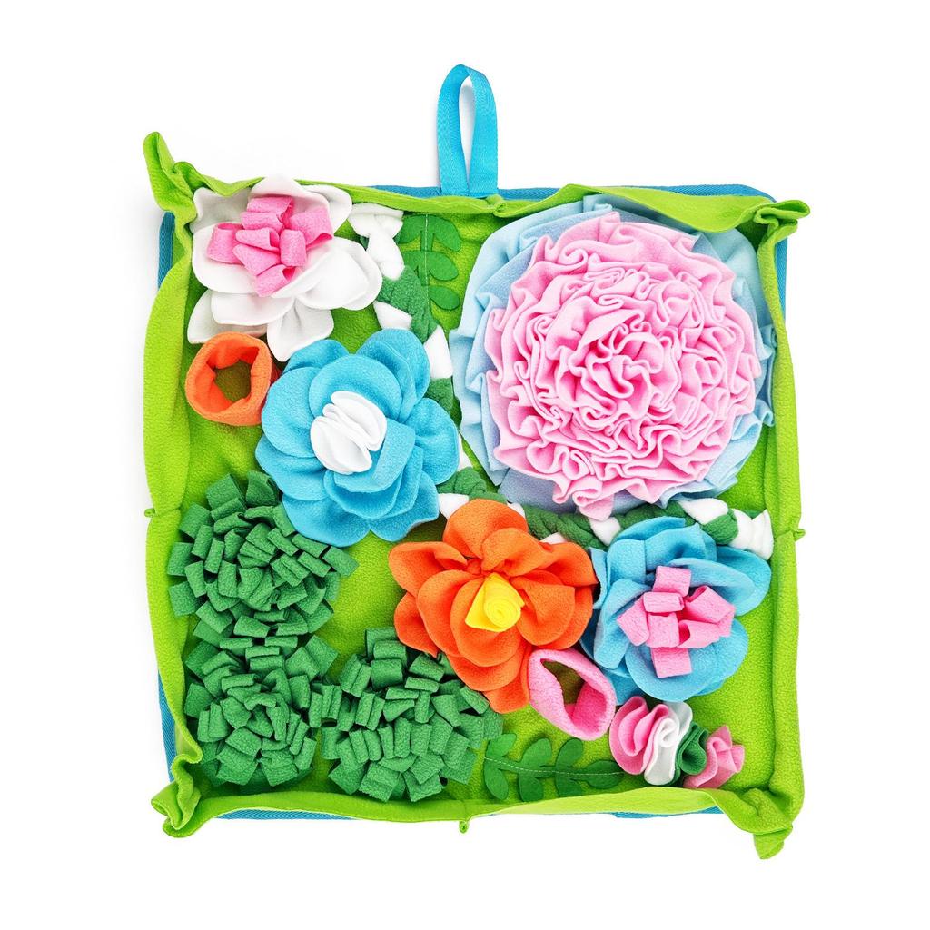 Коврик-нюхалка в форме кости: Дрессировка по запаху и головоломка-медленная кормушка для собак