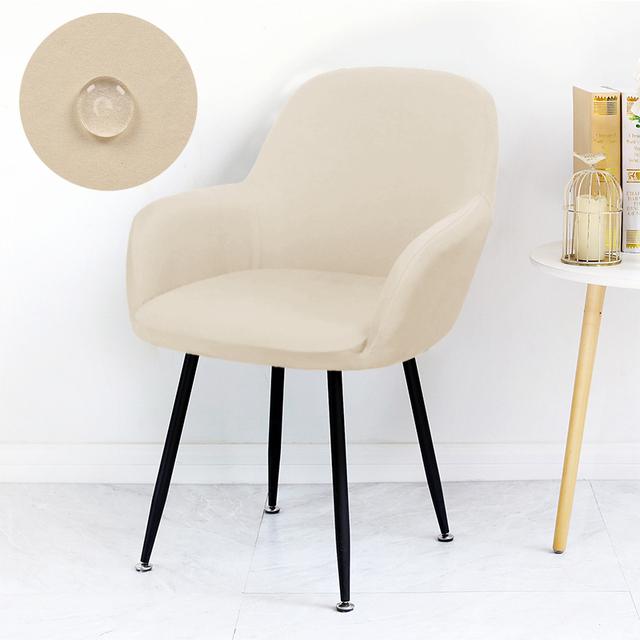 Водонепроницаемый чехол на стул с высокой подлокотником, эластичные чехлы на обеденный стул, моющиеся чехлы на офисные кресла, чехлы на стулья для кухни и дома