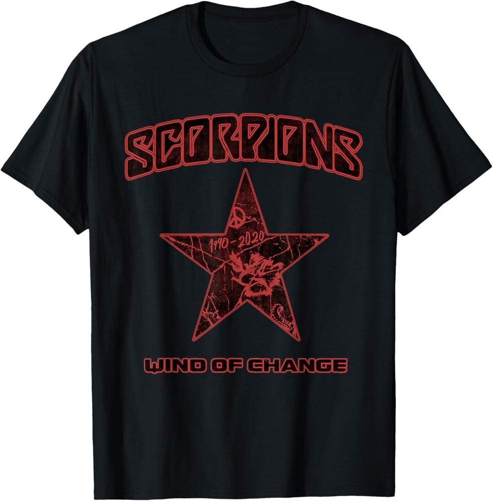 Официальная черная футболка Scorpions Wind of Change