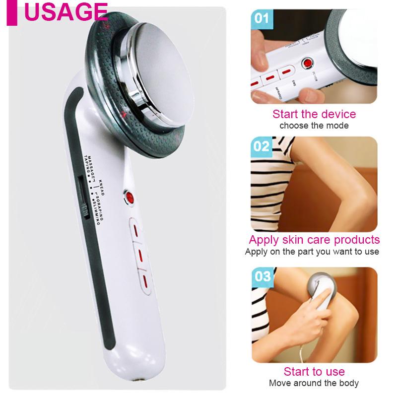 Jinkairui массажер для похудения тела, потеря веса лица, сжигание жира, потеря калорий, инфракрасная ультразвуковая терапия