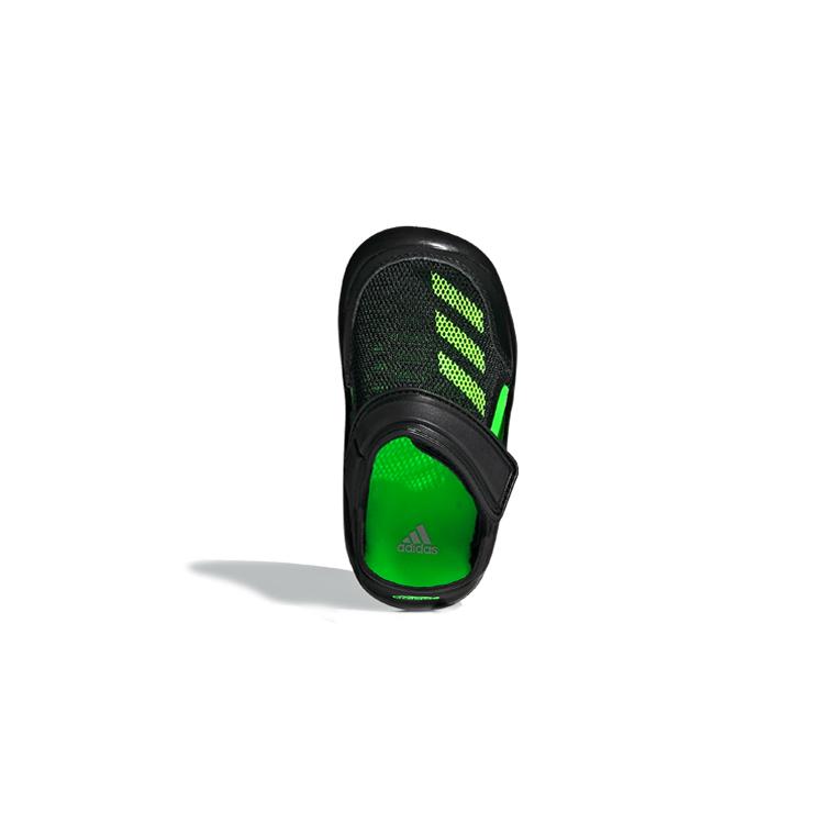 adidas Fortaswim Противоскользящие Амортизирующие Низкие Детские и Малышовые Кроссовки Черные Для Младенцев и Малышей FV8860