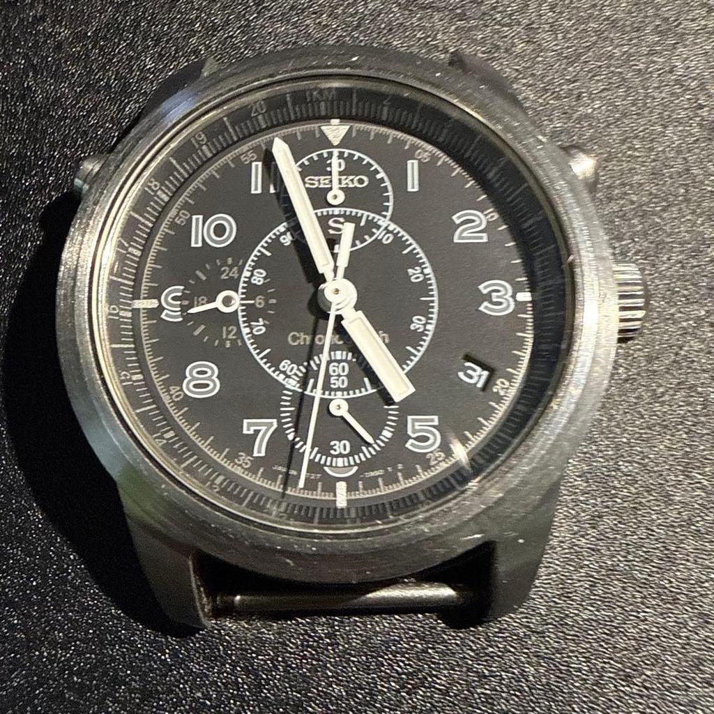 Б/у Мужские часы SEIKO SUS Chronograph 7T27-7A50